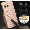 Phonesta Luxury Carbon Fiber Back Cover Hülle mit MagSafe für Google Pixel 9a - Rosa 7