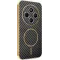 Phonesta Luxury Carbon Fiber Back Cover Hülle mit MagSafe für Xiaomi Redmi 14C / Xiaomi Poco C75 - Schwarz