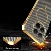 Phonesta Luxury Carbon Fiber Back Cover Hülle mit MagSafe für Xiaomi 15T Pro - Braun 7