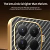 Phonesta Luxury Carbon Fiber Back Cover Hülle mit MagSafe für Xiaomi 15T Pro - Schwarz 4