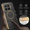 Phonesta Luxury Carbon Fiber Back Cover Hülle mit MagSafe für Xiaomi 15T Pro - Schwarz 6