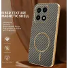 Phonesta Luxury Carbon Fiber Back Cover Hülle mit MagSafe für OnePlus 15 - Braun 1