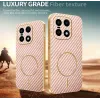 Phonesta Luxury Carbon Fiber Back Cover Hülle mit MagSafe für OnePlus 15 - Rosa 3