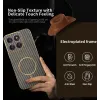 Phonesta Luxury Carbon Fiber Back Cover Hülle mit MagSafe für Motorola Edge 70 - Braun 2