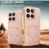 Phonesta Luxury Carbon Fiber Back Cover Hülle mit MagSafe für Motorola Edge 70 - Rosa 3
