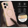 Phonesta Luxury Carbon Fiber Back Cover Hülle mit MagSafe für Oppo Reno14 F/FS - Rosa 7