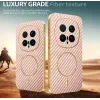Phonesta Luxury Carbon Fiber Back Cover Hülle mit MagSafe für HONOR Magic8 Pro - Rosa 3