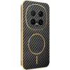 Phonesta Luxury Carbon Fiber Back Cover Hülle mit MagSafe für HONOR Magic8 Pro - Schwarz 0