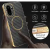 Phonesta Luxury Carbon Fiber Back Cover Hülle mit MagSafe für OnePlus 15R - Schwarz 6