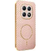 Phonesta Luxury Carbon Fiber Back Cover Hülle mit MagSafe für Xiaomi Redmi Note 15 4G/5G / Xiaomi Poco M8 - Rosa 0