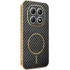 Phonesta Luxury Carbon Fiber Back Cover Hülle mit MagSafe für Xiaomi Redmi Note 15 4G/5G / Xiaomi Poco M8 - Schwarz 0