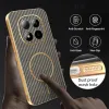 Phonesta Luxury Carbon Fiber Back Cover Hülle mit MagSafe für Xiaomi Redmi Note 15 Pro 5G - Braun 6