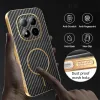 Phonesta Luxury Carbon Fiber Back Cover Hülle mit MagSafe für Xiaomi Redmi Note 15 Pro 5G - Schwarz 6