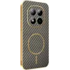 Phonesta Luxury Carbon Fiber Back Cover Hülle mit MagSafe für Xiaomi Redmi Note 15 Pro Plus / Xiaomi Poco M8 Pro - Braun 0
