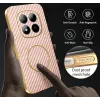 Phonesta Luxury Carbon Fiber Back Cover Hülle mit MagSafe für Xiaomi Redmi Note 15 Pro Plus / Xiaomi Poco M8 Pro - Rosa 7