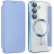 Phonesta Luxury Crystal Book Wallet Klapphülle mit MagSafe für Samsung Galaxy S24 FE - Hellblau