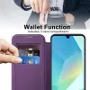 Phonesta Luxury Crystal Book Wallet Klapphülle mit MagSafe für Samsung Galaxy A16 - Dunkelviolett 3