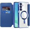 Phonesta Luxury Crystal Book Wallet Klapphülle mit MagSafe für Samsung Galaxy A16 - Dunkelblau 2