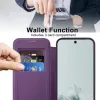 Phonesta Luxury Crystal Book Wallet Klapphülle mit MagSafe für Google Pixel 9a - Dunkelviolett 5