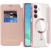 Phonesta Luxury Crystal Puffed Book Wallet Klapphülle mit MagSafe für Samsung Galaxy A16 - Rosa 2