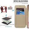 Phonesta Luxury Crystal Puffed Book Wallet Klapphülle mit MagSafe für Apple iPhone 17e/16e - Desert Gold 4