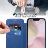 Phonesta Luxury Crystal Puffed Book Wallet Klapphülle mit MagSafe für Apple iPhone 17e/16e - Dunkelblau 3