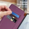 Phonesta Luxury Leder Book Wallet Klapphülle mit MagSafe für Samsung Galaxy S25 Edge - Dunkelviolett 3