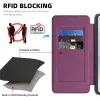 Phonesta Luxury Leder Book Wallet Klapphülle mit MagSafe für Samsung Galaxy S25 Edge - Dunkelviolett 6