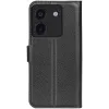 Phonesta Litchi Skin Book Wallet Klapphülle für Xiaomi Poco M7 Pro - Schwarz 3