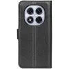 Phonesta Litchi Skin Book Wallet Klapphülle für Xiaomi Redmi Note 14 Pro 5G / Xiaomi Poco X7 - Schwarz 2
