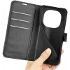 Phonesta Litchi Skin Book Wallet Klapphülle für Xiaomi Redmi Note 14 Pro 5G / Xiaomi Poco X7 - Schwarz 5