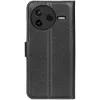 Phonesta Litchi Skin Book Wallet Klapphülle für Xiaomi Poco F7 Pro - Schwarz 3