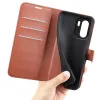 Phonesta Litchi Skin Book Wallet Klapphülle für OnePlus 15R - Braun 5