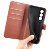 Phonesta Litchi Skin Book Wallet Klapphülle für OnePlus Nord 5 - Braun 5