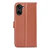 Phonesta Litchi Skin Book Wallet Klapphülle für OnePlus Nord CE5 - Braun 2
