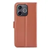 Phonesta Litchi Skin Book Wallet Klapphülle für HONOR 600 Lite - Braun 2