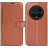 Phonesta Litchi Skin Book Wallet Klapphülle für HONOR Magic8 Pro - Braun 0