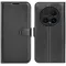 Phonesta Litchi Skin Book Wallet Klapphülle für HONOR Magic8 Pro - Schwarz