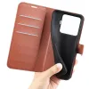 Phonesta Litchi Skin Book Wallet Klapphülle für Xiaomi 15T Pro - Braun 5