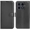 Phonesta Litchi Skin Book Wallet Klapphülle für Xiaomi 15T Pro - Schwarz 0