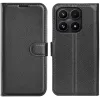 Phonesta Litchi Skin Book Wallet Klapphülle für Xiaomi 17 - Schwarz 0