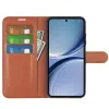 Phonesta Litchi Skin Book Wallet Klapphülle für Xiaomi Poco X8 Pro - Braun 3
