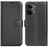 Phonesta Litchi Skin Book Wallet Klapphülle für Xiaomi Poco X8 Pro Max - Schwarz 0