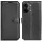 Phonesta Litchi Skin Book Wallet Klapphülle für Xiaomi Poco X8 Pro Max - Schwarz