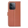 Phonesta Litchi Skin Book Wallet Klapphülle für Xiaomi Redmi 15C / Xiaomi Poco C85 - Braun 2