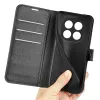 Phonesta Litchi Skin Book Wallet Klapphülle für Xiaomi Redmi Note 15 4G/5G / Xiaomi Poco M8 - Schwarz 5