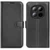 Phonesta Litchi Skin Book Wallet Klapphülle für Xiaomi Redmi Note 15 Pro 5G - Schwarz 0