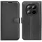 Phonesta Litchi Skin Book Wallet Klapphülle für Xiaomi Redmi Note 15 Pro Plus / Xiaomi Poco M8 Pro - Schwarz