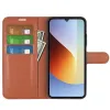Phonesta Litchi Skin Book Wallet Klapphülle für Xiaomi Redmi A7 Pro - Braun 3