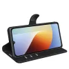 Phonesta Litchi Skin Book Wallet Klapphülle für Xiaomi Redmi A7 Pro - Schwarz 4
